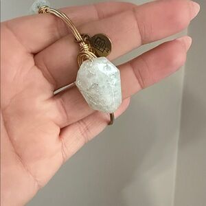 Bourbon and Boweties Light Green Irregular Quartz Crystal